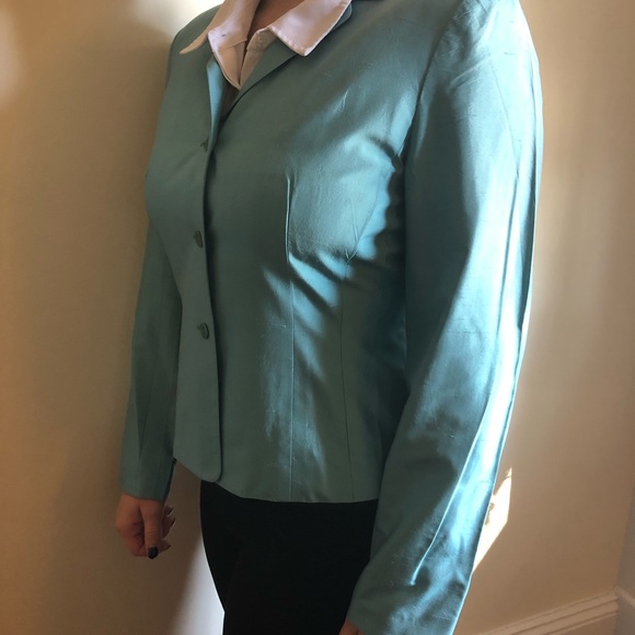 Baby blue Ann Taylor blazer - Picture 5 of 5
